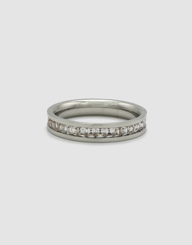 THIN ICY SS RING - 포콤마