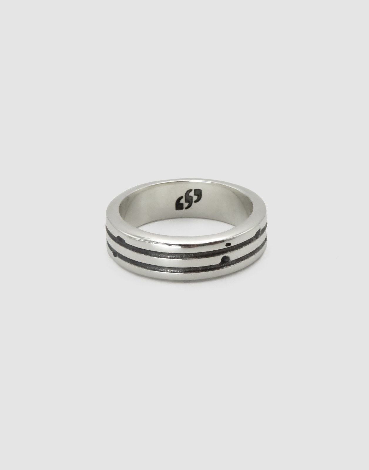 DOUBLE LINE RING - 포콤마