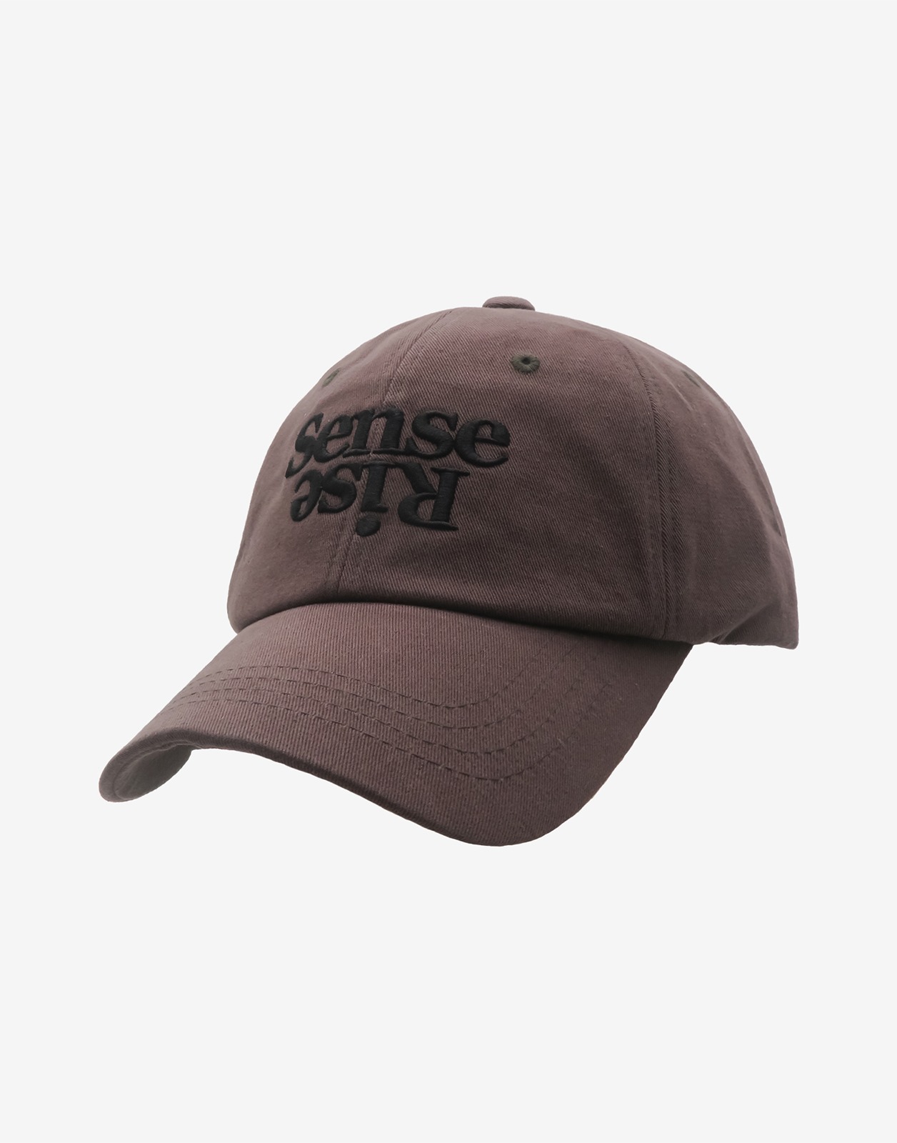 SENSE RISE BALL CAP BROWN - 포콤마